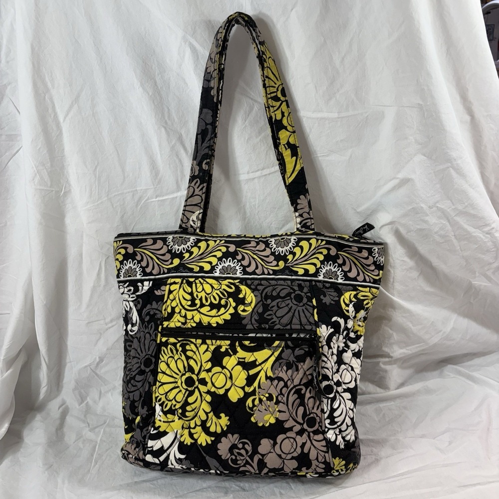 Vera Bradley Baroque Pattern Floral Paisley Large Carry On Shoulder Tote 2010